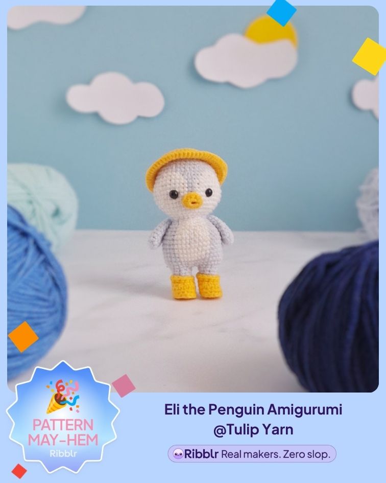 Eli the Penguin Amigurumi