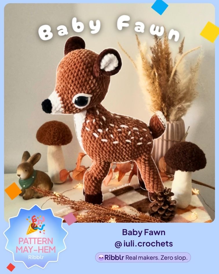 Baby Fawn- Cozy Forest Crochet Pattern ENG