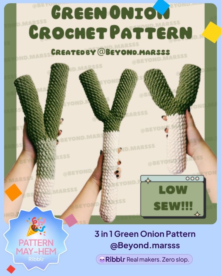 3 in 1 Green Onion Pattern