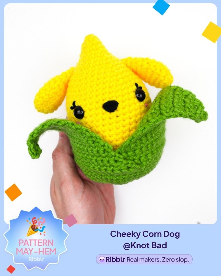 Cheeky Corn Dog Crochet