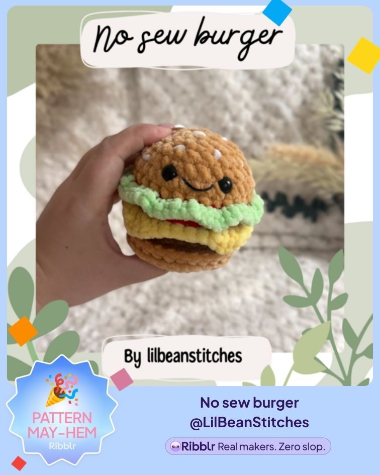 No sew burger