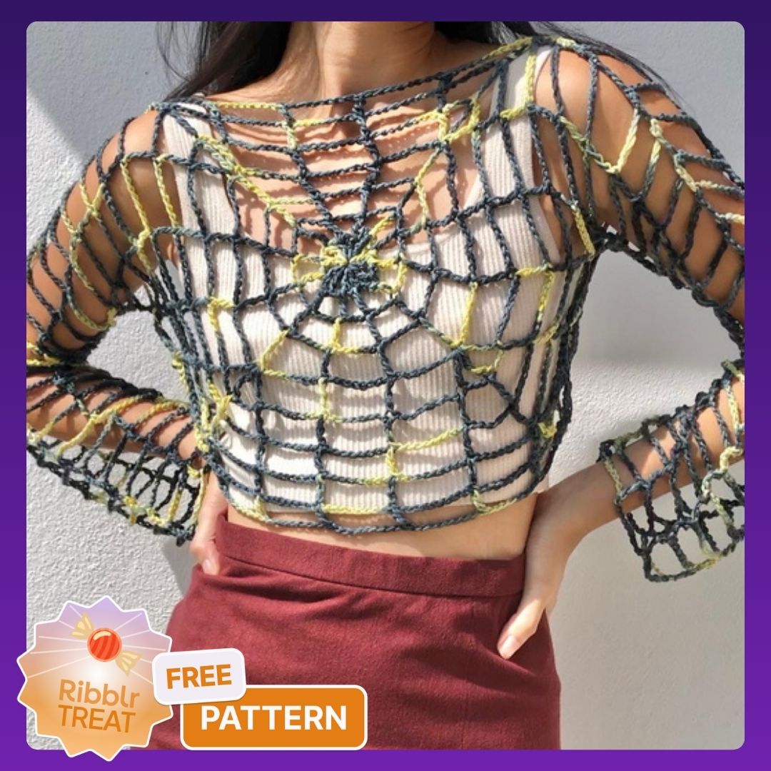 Halloweb Top | Crochet Pattern