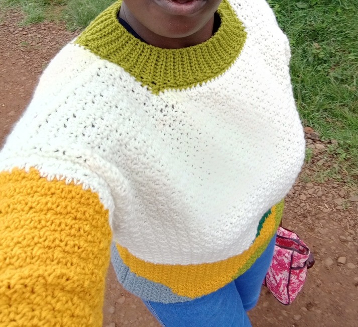 Imechayarns's make photo for Mountain Range Sweater Crochet Pattern