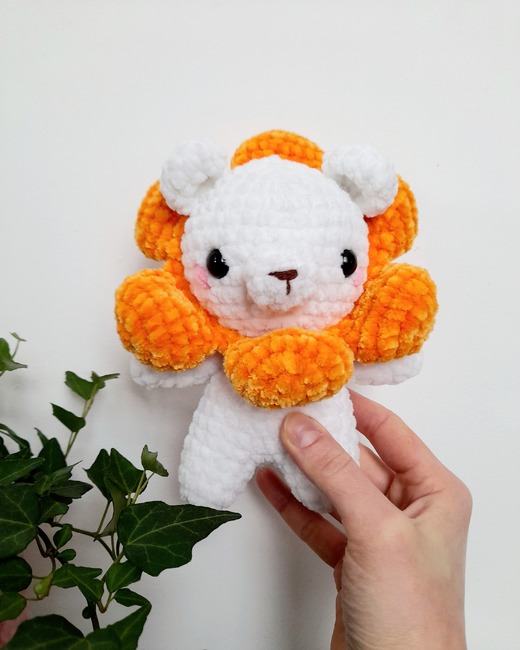 plushieloopsPL's make photo for Flowery Bear Pattern