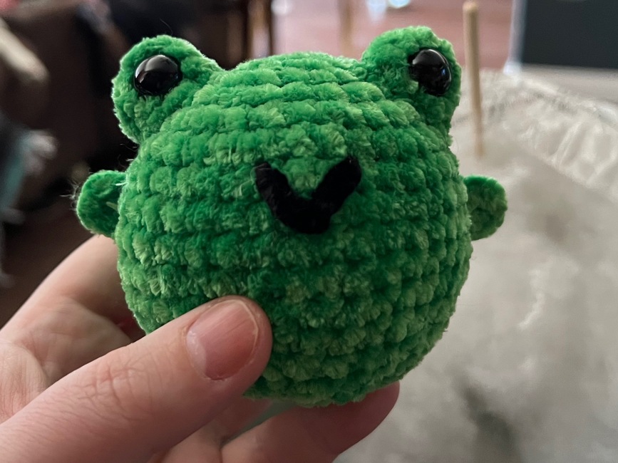 ssmashley's make photo for Squishy Frog Crochet Pattern