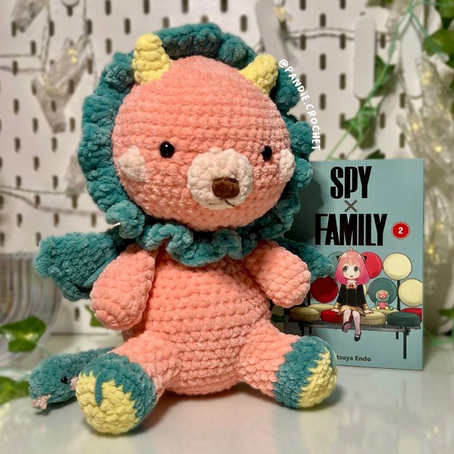 pandie's make photo for Chimera-san  amigurumi crochet pattern
