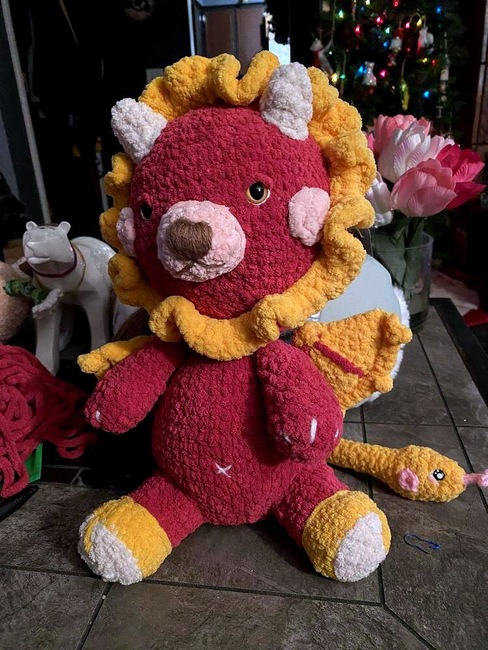 Thumpers92's make photo for Chimera-san  amigurumi crochet pattern