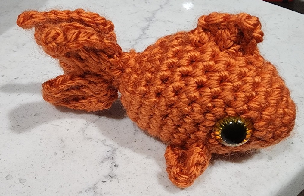 Centara's make photo for Bubbles the Goldfish