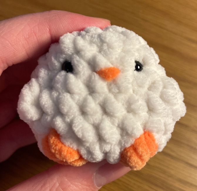 Clappybara's make photo for Free No-Sew Baby Chick Crochet Pattern (With YouTube Tutorial)