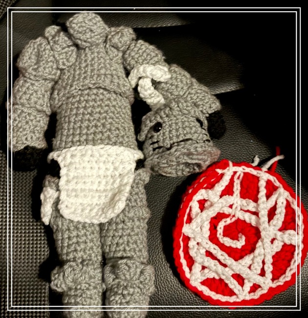 Roseraven614's make photo for Alphonse Elric From FullMetal Alchemist No-Sew Crochet / Amigurumi Pattern