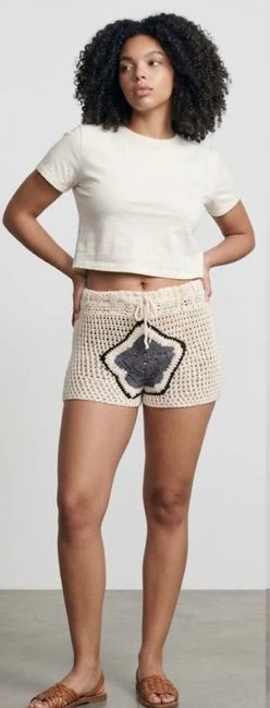 Star Crochet Shorts