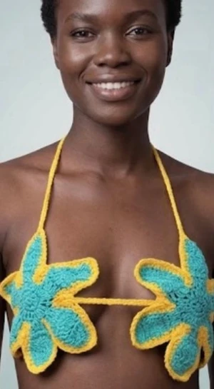 Water Lily Crochet Bralette