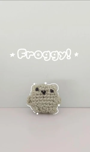No sew tiny froggy!