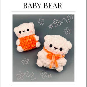No sew crochet baby bear