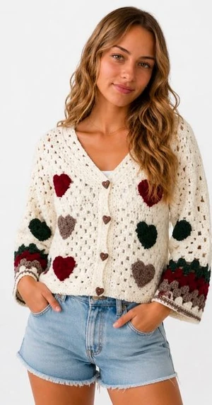 CHUNKY CROCHET CARDI