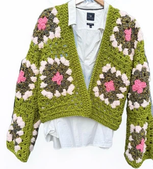 Forest Crochet Cardigan