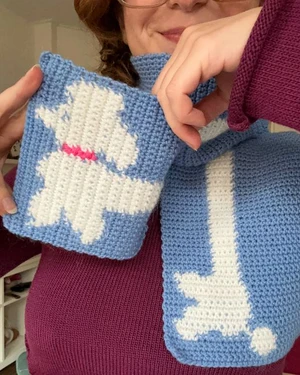 Poodle scarf
