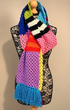Shabby Chic Crochet Scarf Crochet Pattern