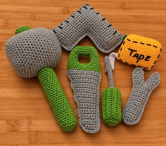 Kids Tool Belt Crochet Pattern