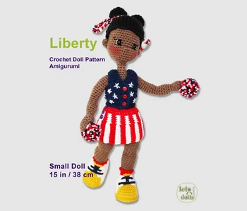Liberty Small Crochet Doll