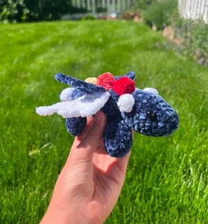 Rainbow cloud dragon