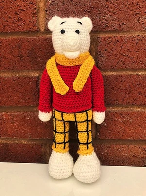 Rupert The Bear Inspired Crochet Pattern - Unofficial