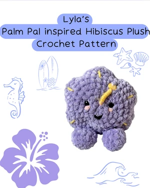 Palm Pal inspired Hibiscus Plush