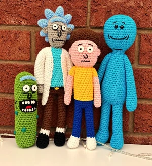 Rick and Morty Inspired  Crochet Patterns - Unofficial