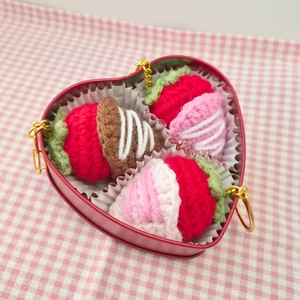 Chocolate Dipped Strawberry Crochet Pattern