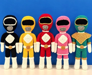 The Power Rangers Inspired Crochet Patterns - Unofficial