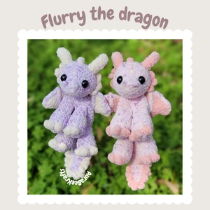 Flurry the dragon (low-sew)
