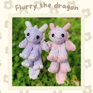 Flurry the dragon (low-sew)