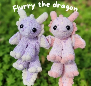 Flurry the dragon (low-sew)