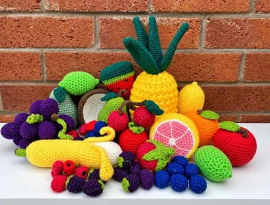 18 Crochet Fruit - Crochet Pattern