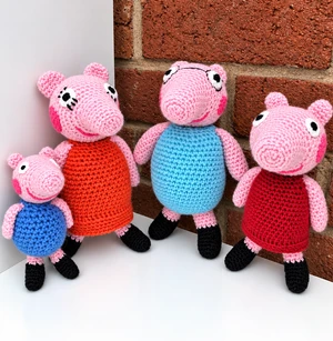 Peppa Pig and Family Inspired Crochet Patterns - Unofficial