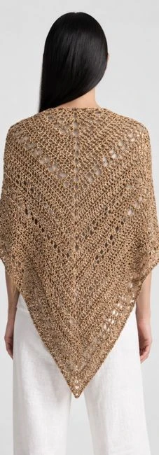 GOLDEN CROCHET SHAWL