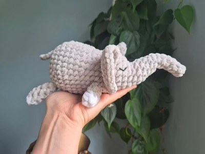 No Sew Pudding the Elephant Crochet Pattern | Amigurumi | Sleepy Elephant