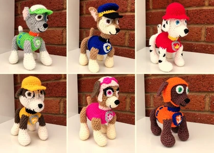 6 Paw Patrol Inspired Crochet Patterns - Unofficial