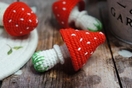 Crochet Amanita Mushroom
