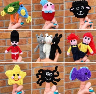 9 Finger Puppet Nursery Rhymes