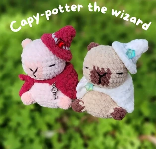 Capy-potter the wizard (low-sew)