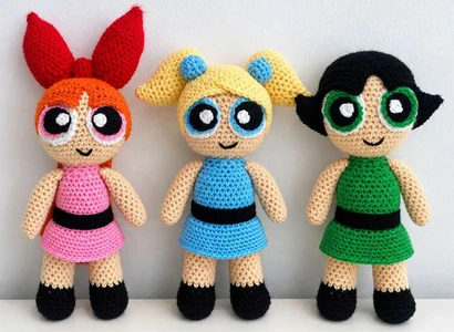 Power Puff Girls Inspired Crochet Pattern - Unofficial