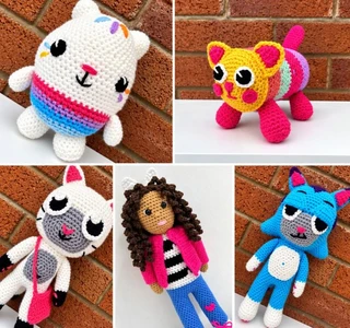 5 Gabby Doll House Inspired Crochet Patterns - Unofficial