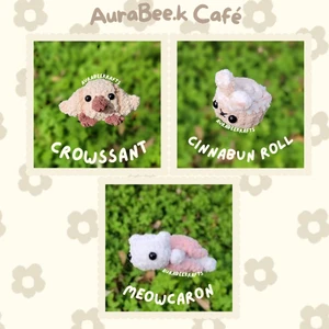 AuraBee.K café pastries {Crowssant, Cinnabun roll, Meowcaron}