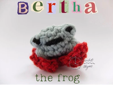 Bertha the frog