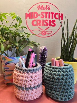 Mid-Stitch Mini Basket
