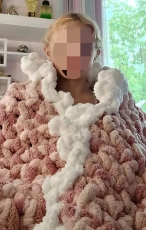 Floral personal blanket