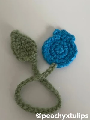 No-Sew Blueberry Bookmark Pattern