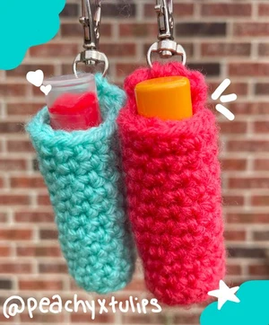 Lip Balm Holder Keychain