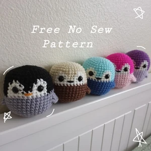 Free No Sew Chubby Penguin Pattern